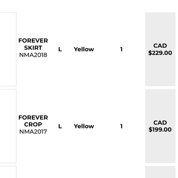 NOOKIE Forever Set in Yellow - Picture 6 of 16